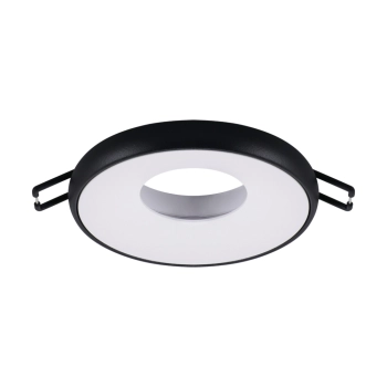 Sfora C lampa wbudowywana 1xGU10 biała czarna 04989 Ideus