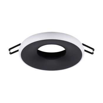 Sfora C lampa wbudowywana 1xGU10 czarna biała 04989 Ideus