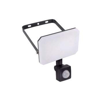 Tafla LED PIR Black naświetlacz 10W 810lm 4000K czarny Amuled 05103 Ideus