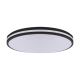 Dynamo C LED IP54 lampa sufitowa 12W, 18W, 24W 920lm, 1300lm, 2710lm CCT czarna 05114 Ideus