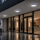 Dynamo C LED IP54 lampa sufitowa 12W, 18W, 24W 920lm, 1300lm, 2710lm CCT czarna