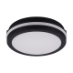 Hetman C LED lampa sufitowa 8W, 12W, 16W 760lm, 1160lm, 1480lm CCT czarna Amuled 05111 Ideus
