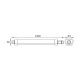 Lagan LED IP65 lampa sufitowa 55W 6300lm 4000K czarna