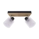 Lamel 2L lampa sufitowa 2xE14 czarna sosna 05089 Ideus