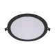 Lira C LED lampa wbudowywana 12W, 15W, 18W 1530lm, 1830lm, 2150lm CCT czarna 05054 Ideus