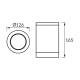 Mesa C IP54 lampa sufitowa E27 czarna
