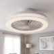 Monsun C LED lampa sufitowa z wiatrakiem 48W 2400lm CCT biała