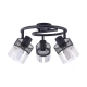 Montana 3G lampa sufitowa 3xE14 czarna 04957 Ideus