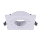 Roto D lampa wbudowywana 1xGU10 biała 05084 Ideus