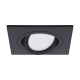Roto D lampa wbudowywana 1xGU10 czarna 05085 Ideus