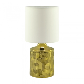 Linda E14 gold white lampka stołowa Ideus