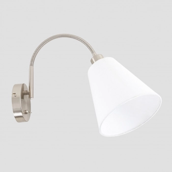 Tonia lampa ścienna, kinkiet E27 WL-76382-1-WH Italux