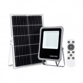 Bares Naświetlacz LED solarny 100W 977lm 4000K SLR-73142-100W Italux