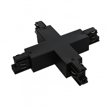 Łącznik X 3-CT-A connector black HT4-J04-BK Italux