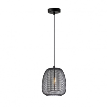 Amira lampa wisząca 1xE27 PND-28612-BK-SG Italux