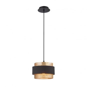 Bans lampa wisząca 1xE27 PND-27467-1-BK-GD