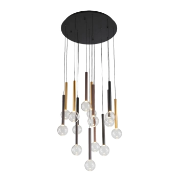 Alinos lampa wisząca LED 58W 4410lm 3000K PND-24019-14A-BK Italux