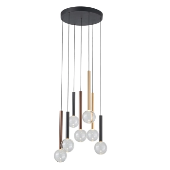 Alinos lampa wisząca LED 28W 2205lm 3000K PND-24019-7A-BK Italux