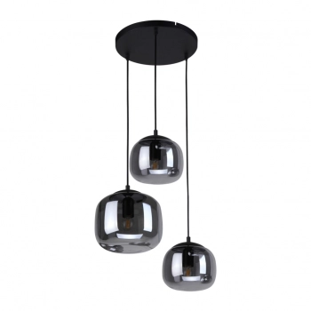Calto lampa wisząca 3xE27 PND-67705-3-BK-SG Italux