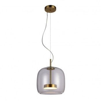 Caste lampa wisząca LED 10W 850lm 3000K PND-17760A-BRSS-CL Italux