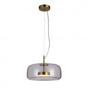 Caste lampa wisząca LED 10W 850lm 3000K PND-17760B-BRSS-CL Italux