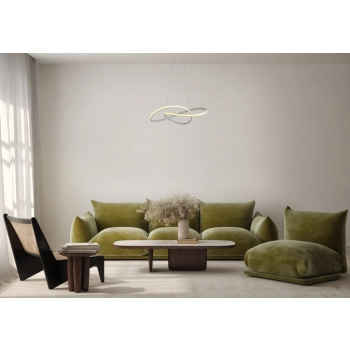 Consa lampa wisząca LED 40W 3400lm CCT PND-19221C-WH