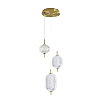 Corado lampa wisząca LED 23W 2104lm 3000K PND-81438-3-GD Italux