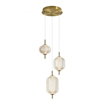 Corado lampa wisząca LED 23W 2104lm 3000K PND-81438-3-GD Italux