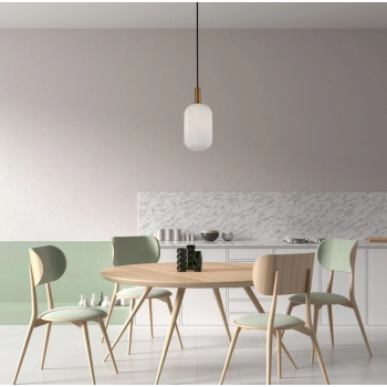 Della lampa wisząca 1xE27 PND-31982-1A-GD