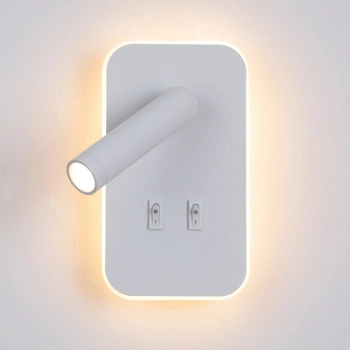 Doria kinkiet LED 8W 559llm 3000K WL-83957-1-WH Italux
