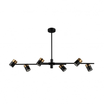 Elice lampa wisząca 6xGU10 PND-58892-6-BK-BRO Italux