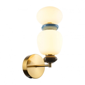 Evans kinkiet LED 12W 1450lm 3000K WL-94981-1B-GD Italux