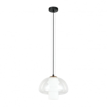 Feder lampa wisząca 1xE27 PND-61001B-BK Italux