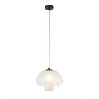 Feder lampa wisząca 1xE27 PND-61001B-BK Italux
