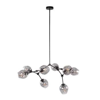 Ferral lampa wisząca 8xE27 PND-75075-8-BK-SG Italux
