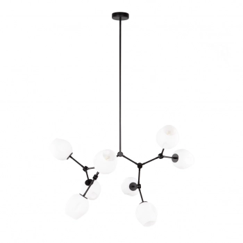 Ferral lampa wisząca 8xE27 PND-75075-8-BK-WG Italux