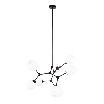 Ferral lampa wisząca 8xE27 PND-75075-8-BK-WG Italux