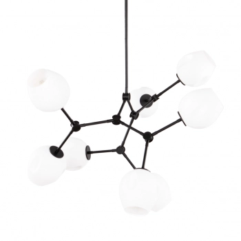 Ferral lampa wisząca 8xE27 PND-75075-8-BK-WG Italux