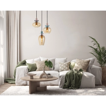 Fanda lampa wisząca 3xE27 PND-31882-3A-GD-AMB