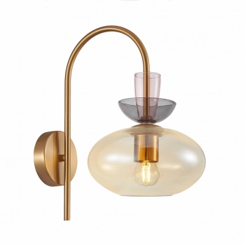 Fanda kinkiet 1xE27 WL-31882-1-GD-AMB Italux
