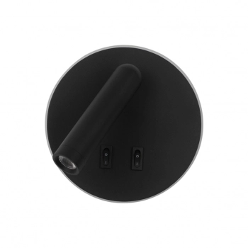Furla kinkiet LED 8W 516lm 3000K WL-53742-1-BK Italux