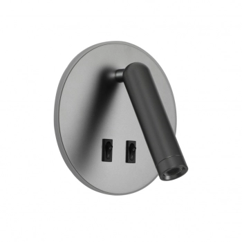 Furla kinkiet LED 8W 516lm 3000K WL-53742-1-GR Italux
