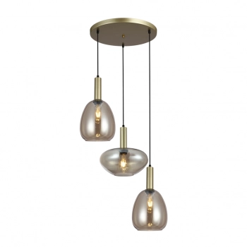 Gater lampa wisząca 3xE27 PND-23541-3-GD-CH Italux