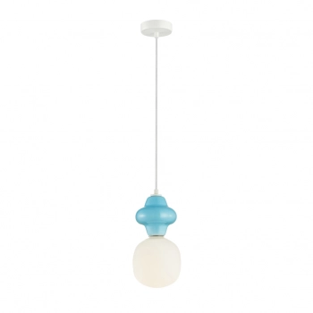 Latera lampa wisząca 1xE14 PND-94331-1S-BLU Italux