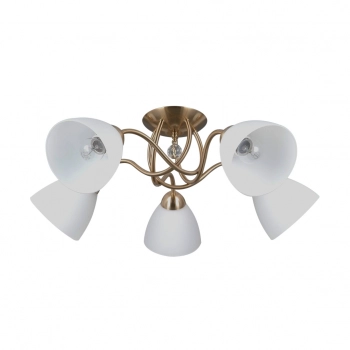 Lugano  lampa sufitowa 5xE27 PND-5643-5-HBR Italux