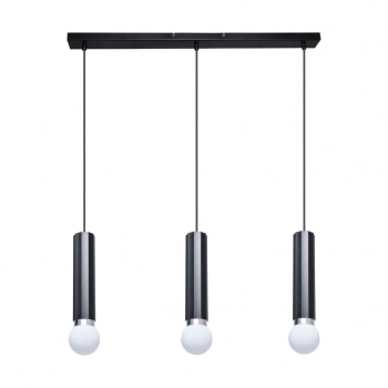 Macera lampa wisząca 3xE27 PND-33849-3-BK Italux