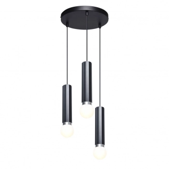 Macera lampa wisząca 3xE27 PND-33849-3R-BK Italux