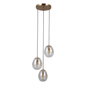 Meolo lampa wisząca 3xE14 PND-40825-3-GD Italux
