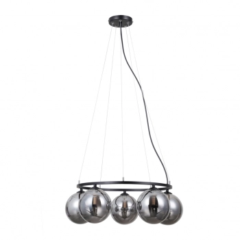 Molite lampa wisząca 6xG9 PND-1098-5R-BK Italux