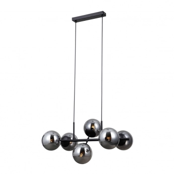 Molite lampa wisząca 6xE14 PND-1098-6-BK Italux